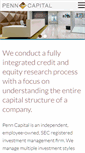 Mobile Screenshot of penncapital.com